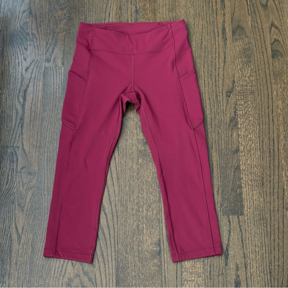 Lululemon Maroon Leggings